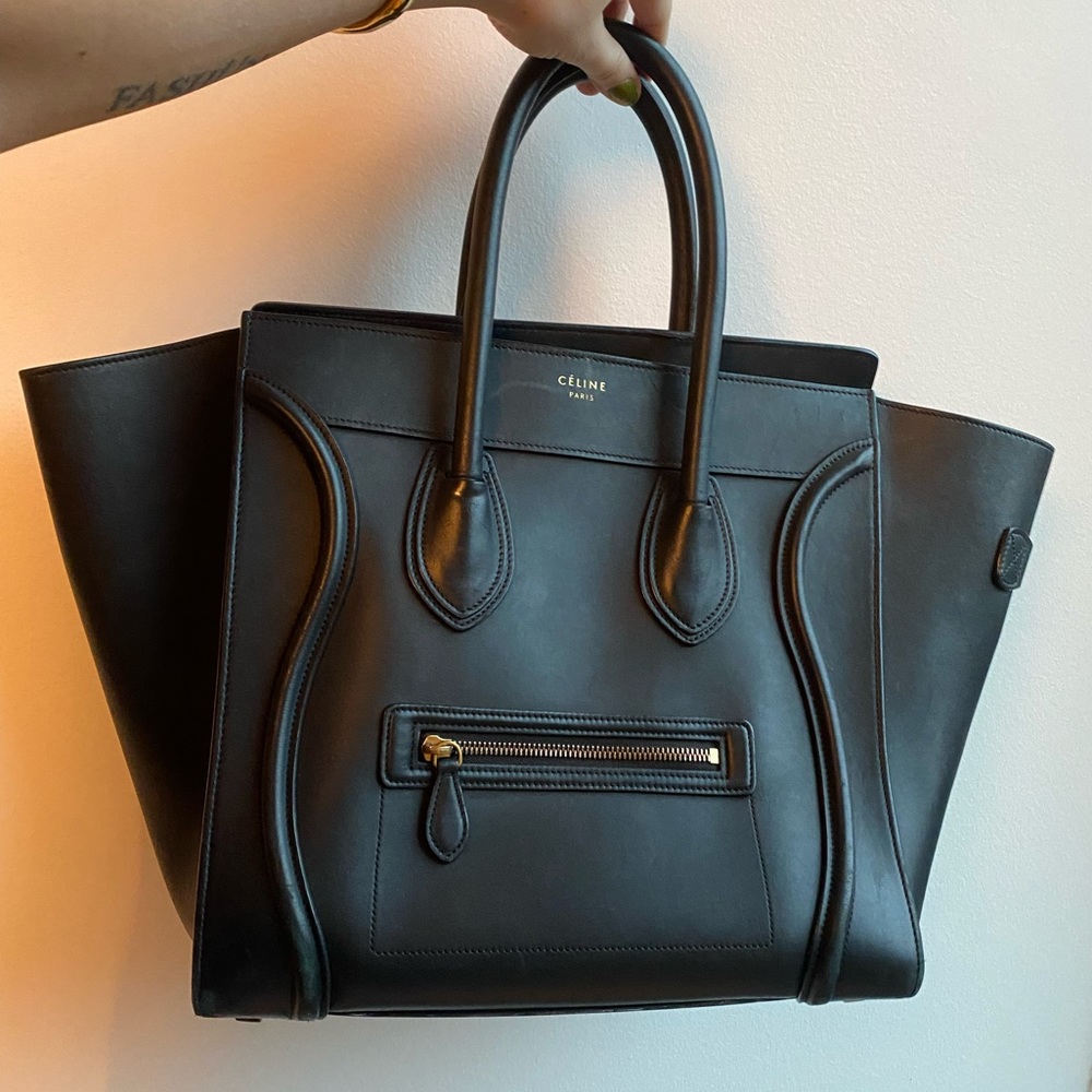 Large Celine Phantom Bag Black